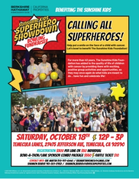 2025 Sunshine Kids Bowling Fundraiser – Temecula Lanes
